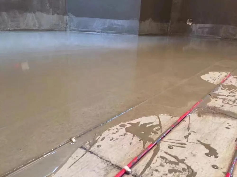 Foam tile backer board for partition wall