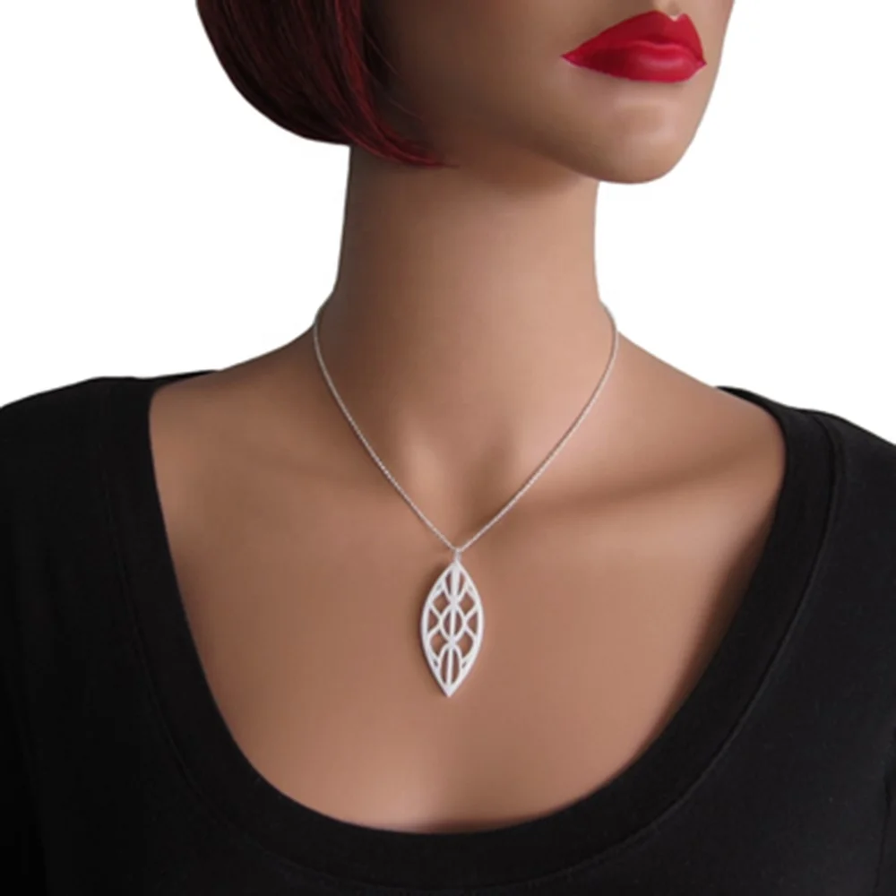 GAN017 personalised custom made name or word laser cut kitsch acrylic brand gold chain fashion wholesale necklace with name