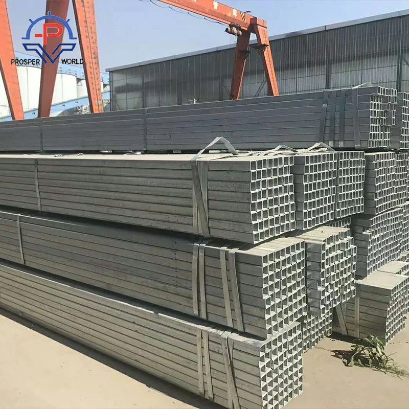 Оцинкованная Стальная Труба Квадратная Структура 75x75 Труба Квадратная Труба