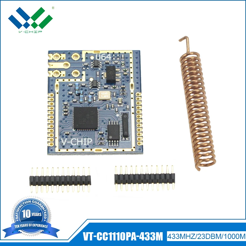 
IOT smart home strong signal 23Dbm Uart 1200Bps-500Kbps Data Rate Uhf Radio receiver module 