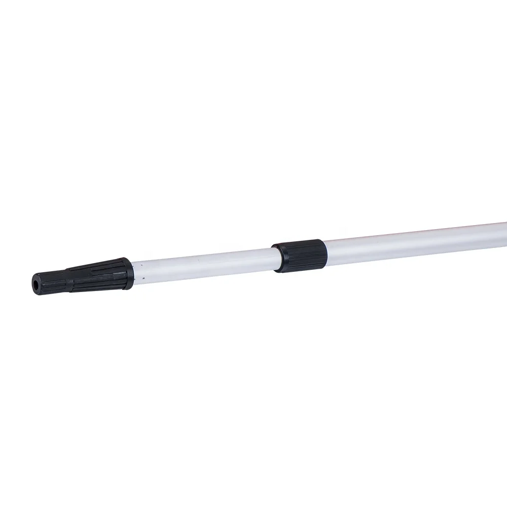 Adjustable Aluminum Telescopic Pole with Plastic Thread Head with Cap