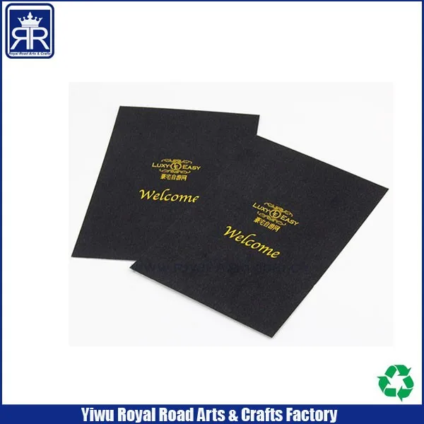 2016 high quality hot stamped luxury paper card with custom printing