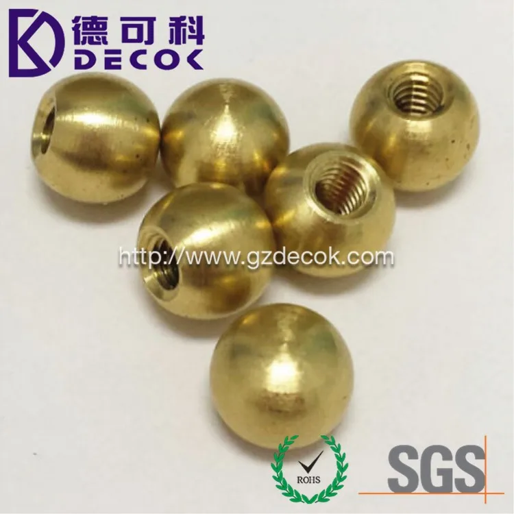 0.5mm to 60mm drilled brass ball factory customized 15mm 18mm 20mm 25mm 30mm 50mm solid brass balls with hole