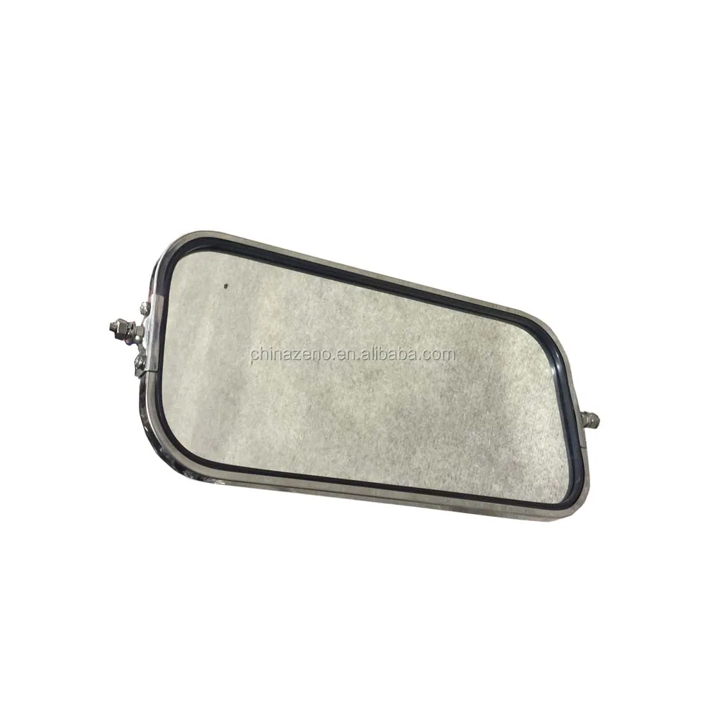 American Truck Mirror 7" x 16" Stainless Steel 97861