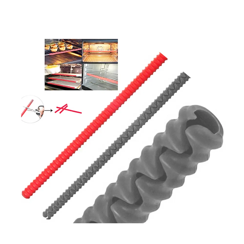 
Oven Rack Guards Heat Resistant Silicone Oven Rack Shields Oven Rack Edge Protector Cover 