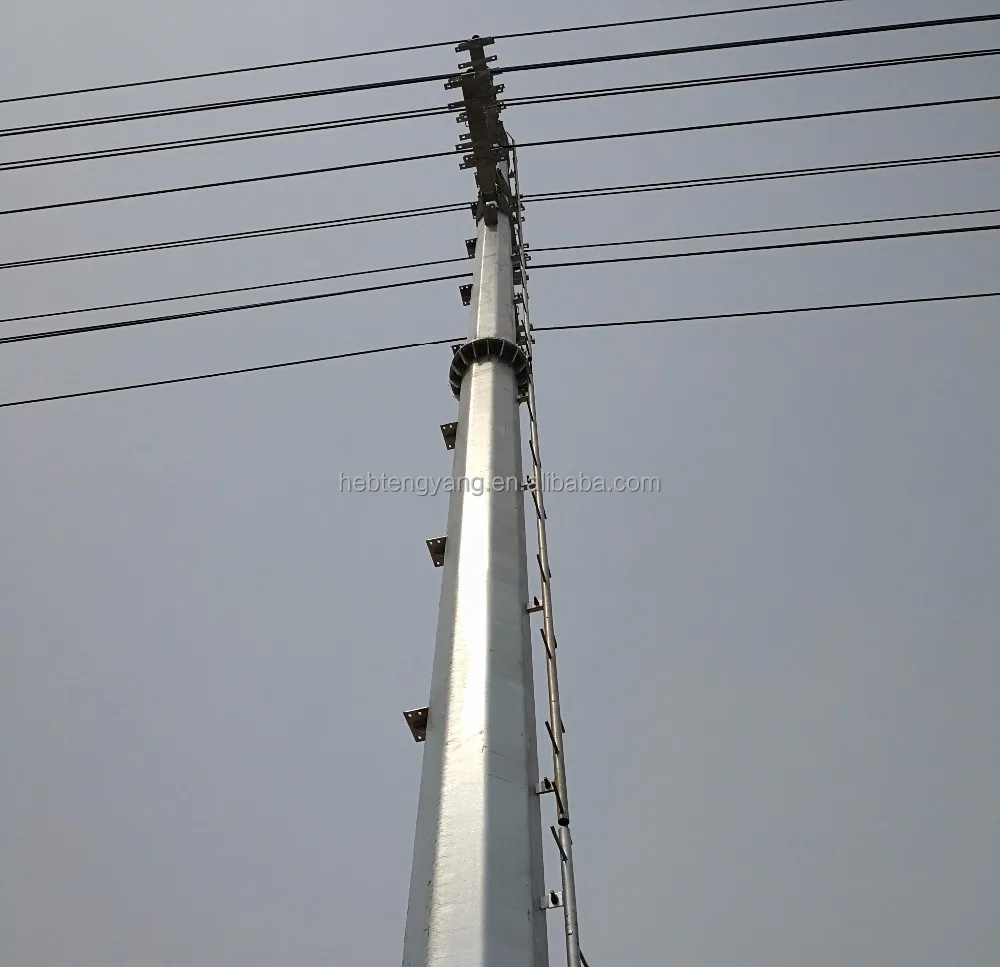 angle steel self supporting transmission line steel lattice tower