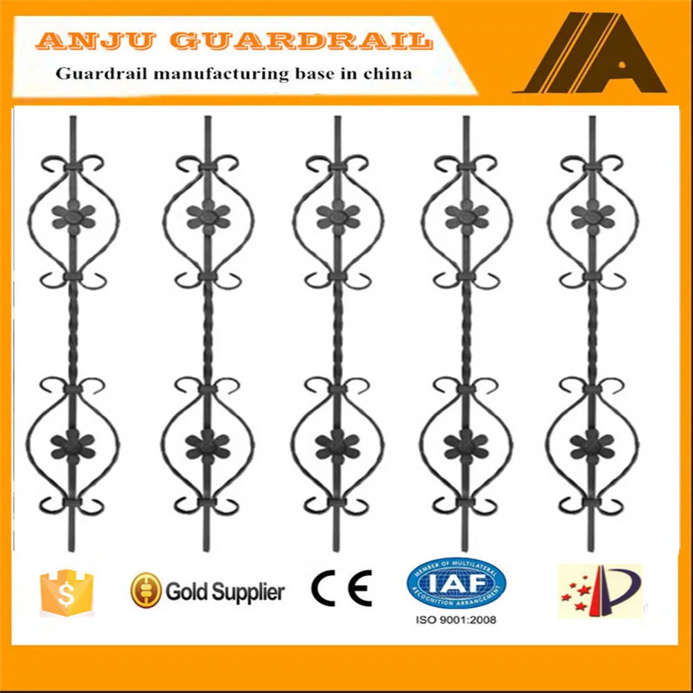 AJFP-013 горячие продаж популярные и дешевые чугунные ограждения, железный забор, забор части