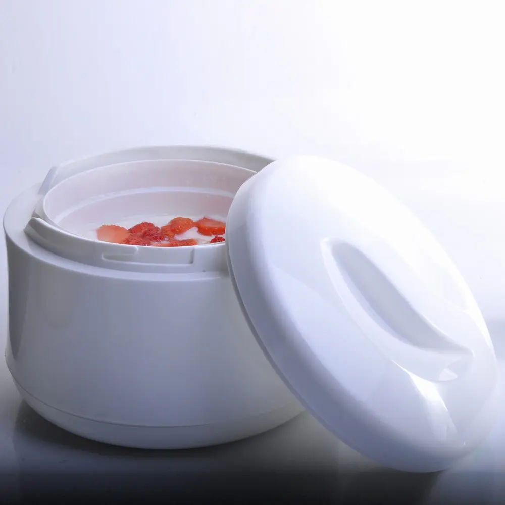 
ASY011W-1000cc 33.78oz Light Weight DIY Home Used Yogurt Makers Without Electric!Supply Yogurt Maker White PP 