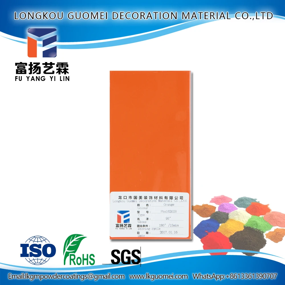 Декоративные Ral2005 Световой Оранжевый high gloss высокое качество распыления краски порошковые покрытия для велосипеда