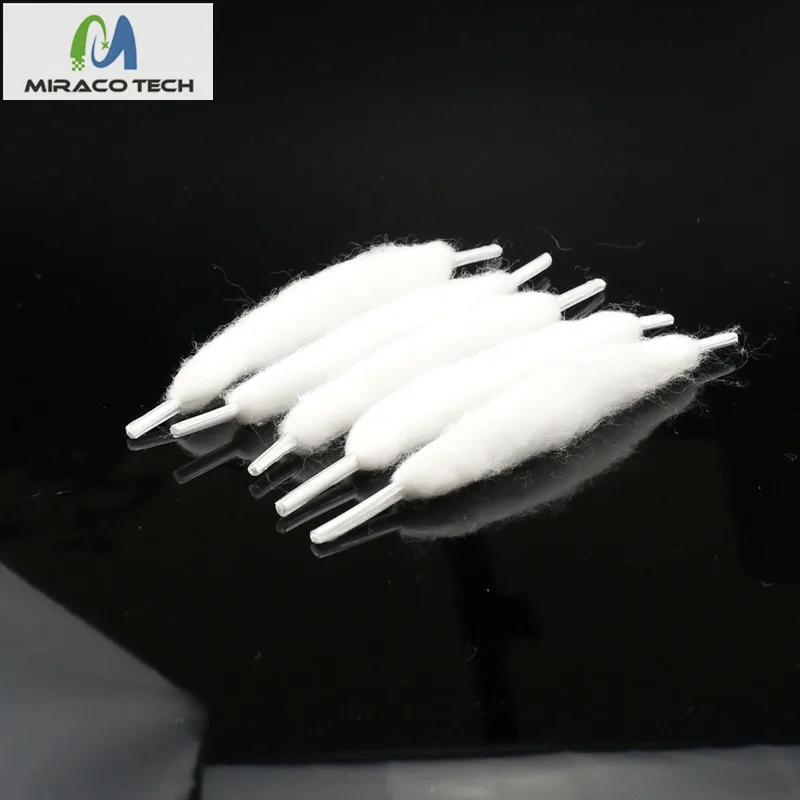 
Wholesale 10 pcs per bag vape cotton rda rta organic wick-coils 