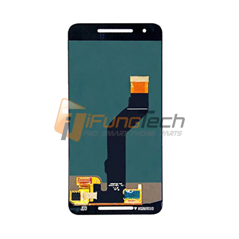Original Black LCD For Huawei Google Nexus 6P LCD Display Touch Screen Digitizer Assembly With Frame Replacement Parts 2560x1440
