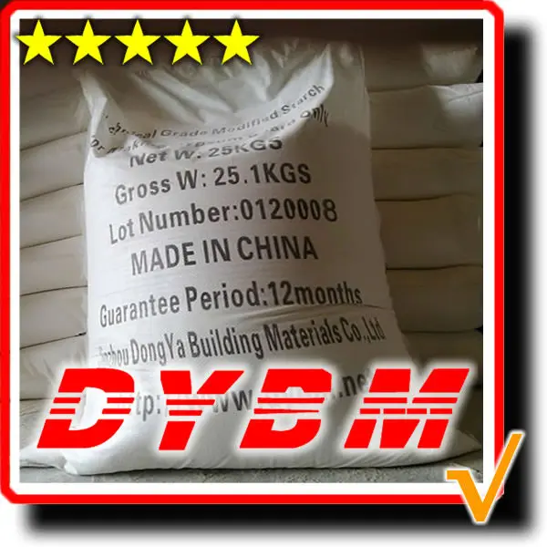 
raw material modified corn starch 