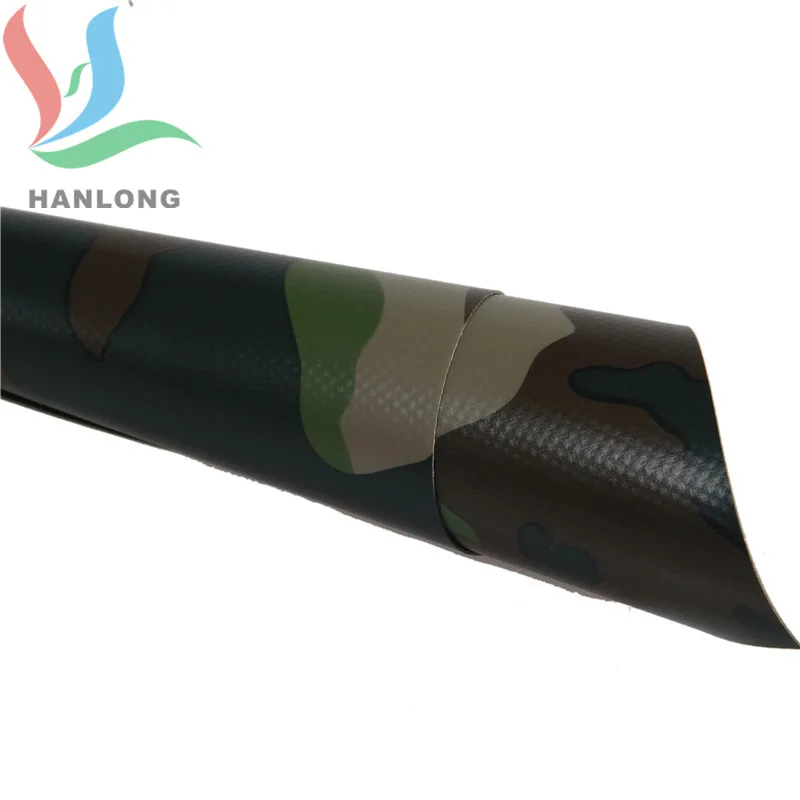 pvc coated tarpaulin waterproof camouflage fabric for outdoor tent