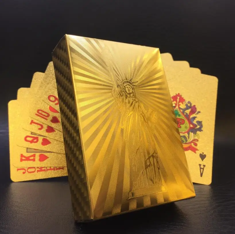 Paper High Quality 24k gold plated playing card