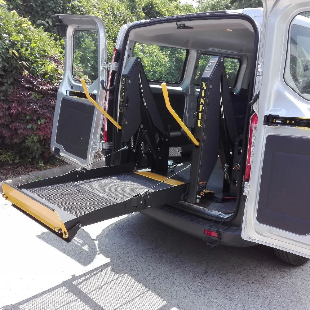 WL-D-880U двухрычажный Электрический и гидравлический подъемник инвалидной коляски для микроавтобуса