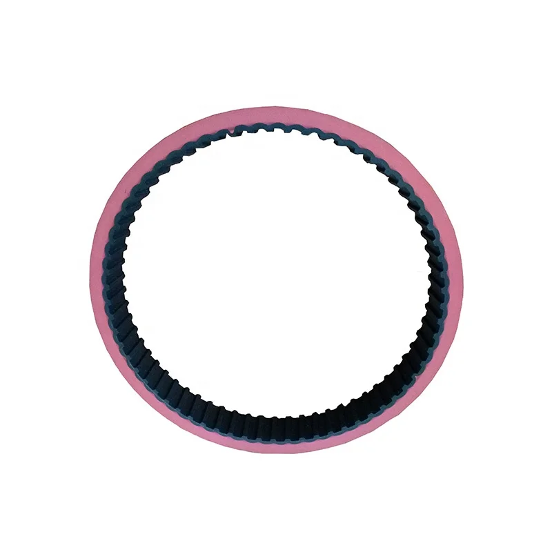 Red rubber coating timing belt for packing machine
