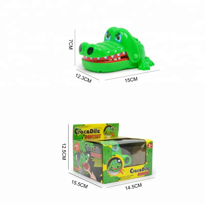 Children Kid Bite Finger Crocodile Mouth Dentist Bite Alligator Tooth Halloween Exciting Finger Game Family Toy