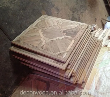 high quality wooden oak hexagon wooden parquet floor design