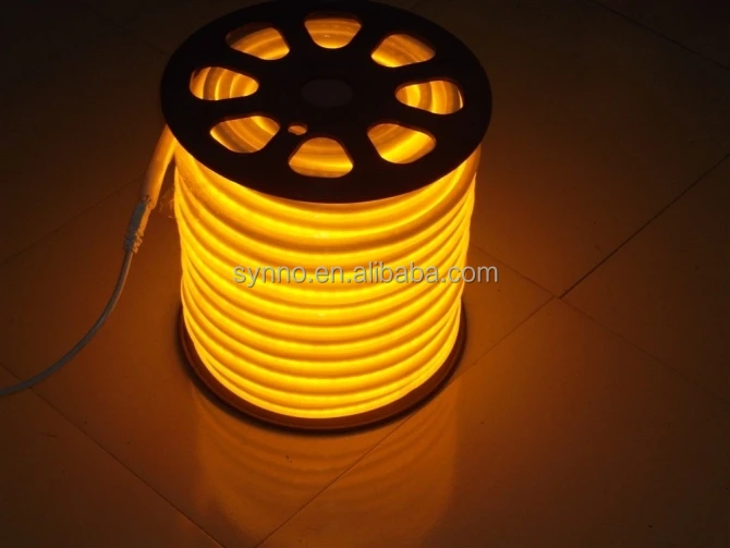 Hot sales LED strip light Yellow SMD2835/5050  4.8w/m 80leds led light neon