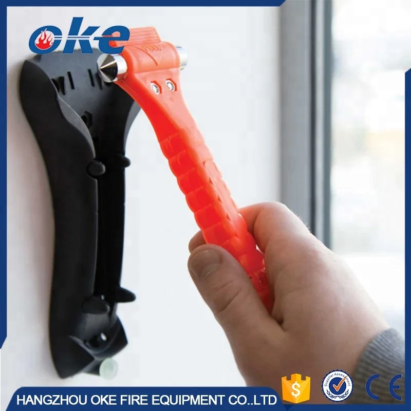 Okefire Practical Window Glass Breaker Emergency Hammer with Belt Cutter