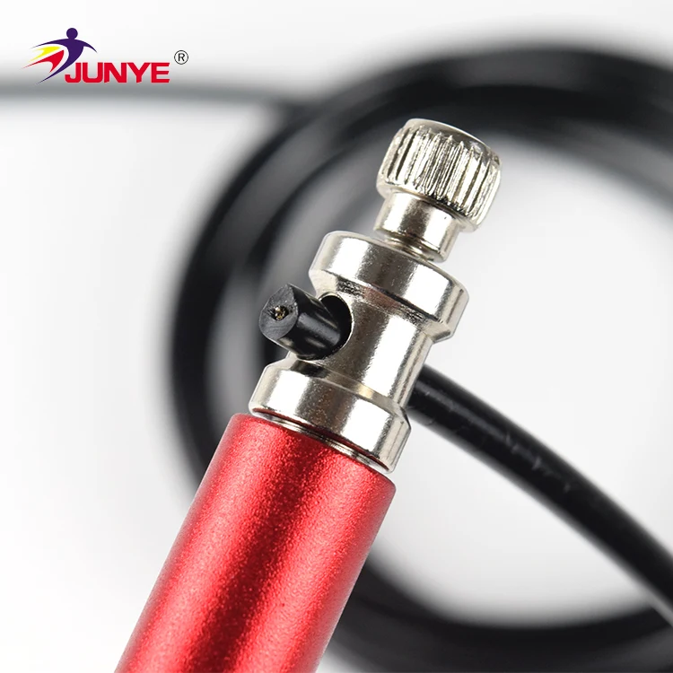 Small Order Accept PVC Coated High Speed Ball Bearing Retractable Freestyle self locking High Speed Skipping Jump Rope