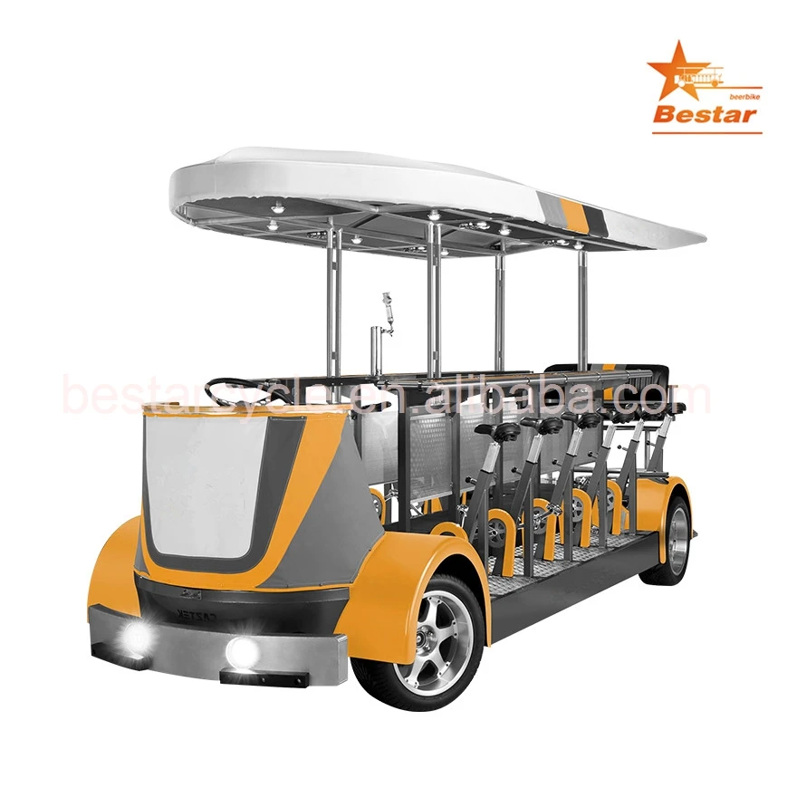 Корпоративный тимбилдинг Свадебные педаль туры варить пиво партия Паб велосипед