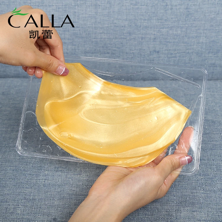 OEM natural firming nourishing anti wrinkle korea gold collagen neck mask