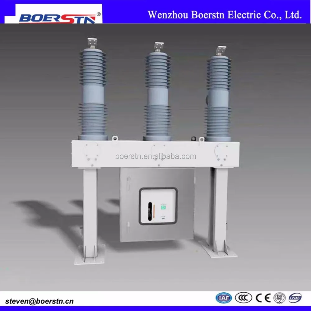 1000A 1250A 1600A 2000A 33KV 35KV 36KV Outdoor Motorized Spring or Magnetic Type Vacuum Circuit Breaker VCB