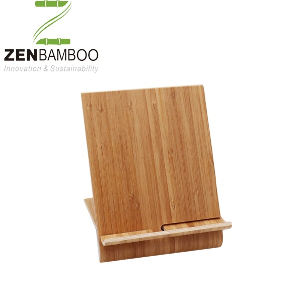 Natural Bamboo stand for mobile phone,tablet pc
