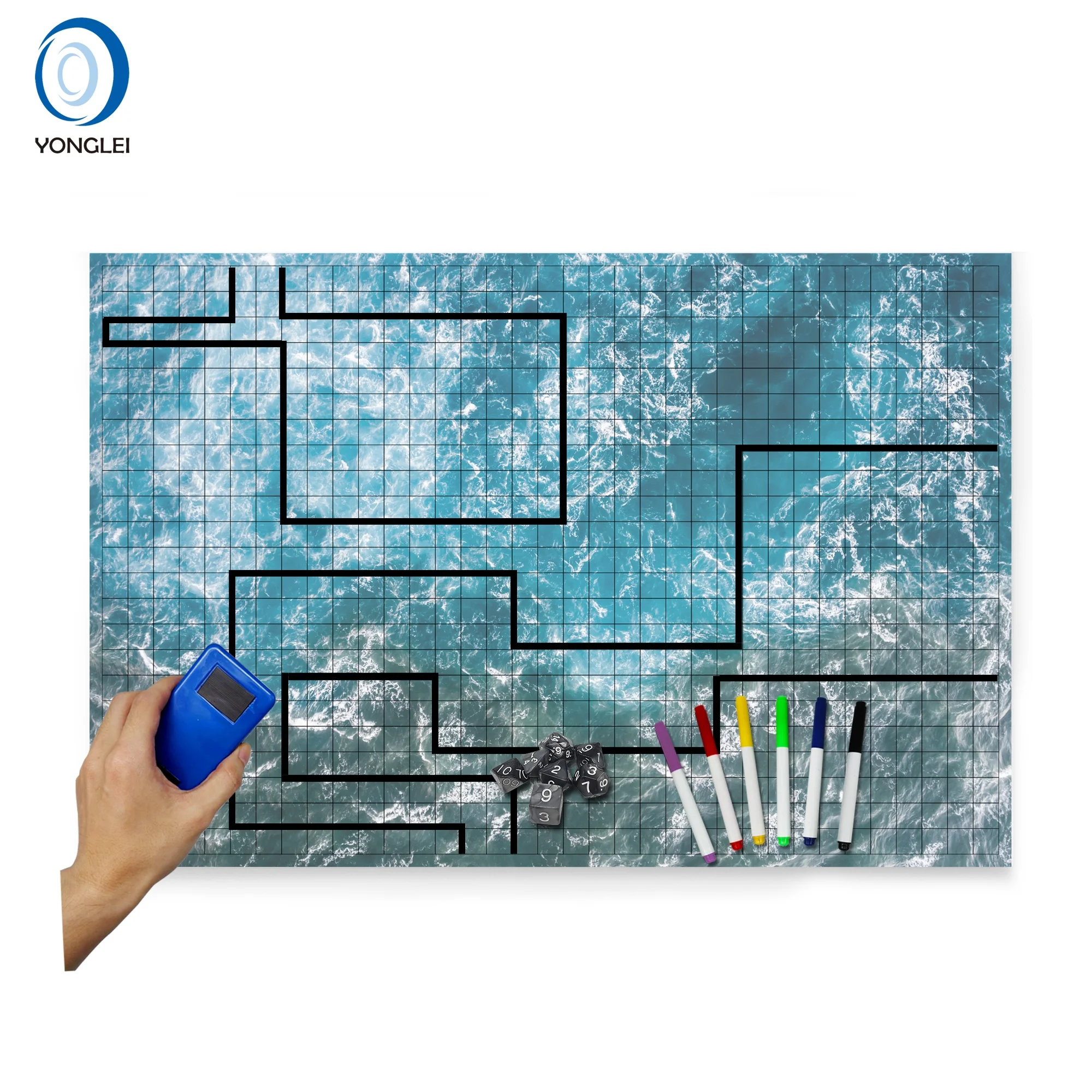 2.2 A1 Premium dry erase game mat tabletop gaming mat