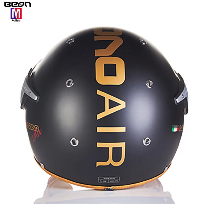 BEON B110 ECE street lightweight safety helmet with transparent visor women crash helmet with chin strap for sale