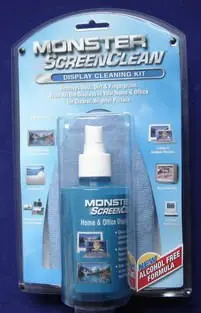 Monster ScreenClean Display Cleaning Kit (New alcohol free formula) (TV CLNKIT)
