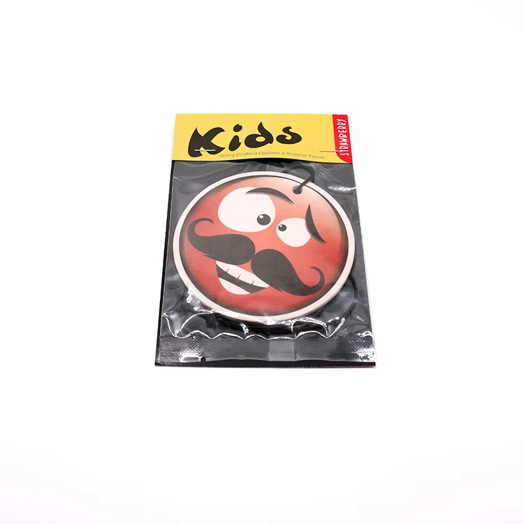Customized fragrance high performance paper auto car hanging air freshener