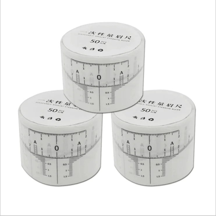 ITS 2019 Disposable Eyebrow ruler for Permanent makeup Microblading 3D Eyebrow Accessories