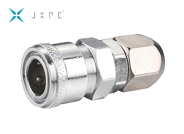 Gas Fitting Tube Connector Pneumatic Quick Steel and Brass Coupling