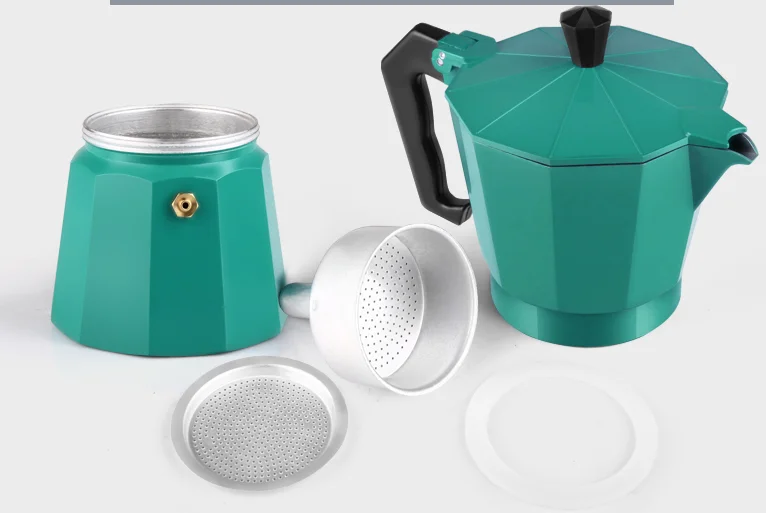 2016 Italy OEM color aluminum professional moka coffee maker