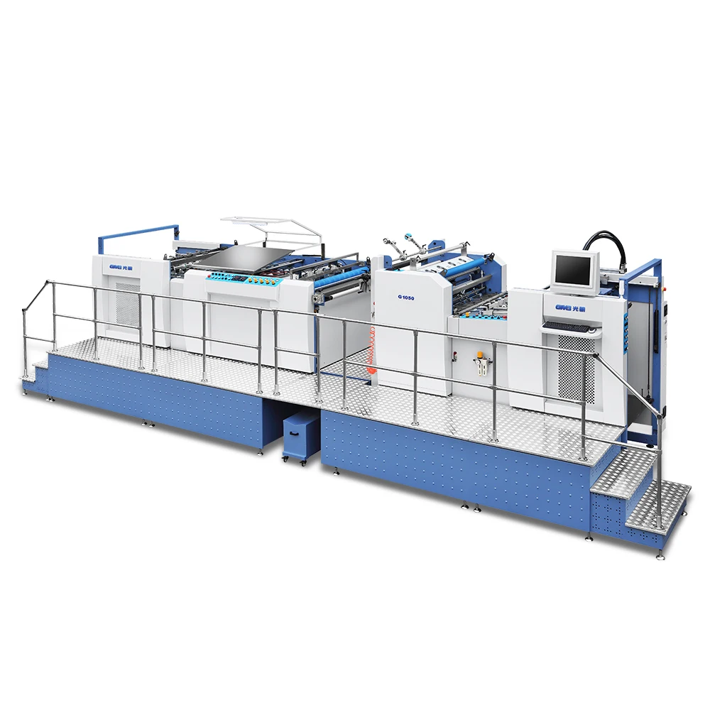 Hot press bopp pvc film lamination machine for laminate