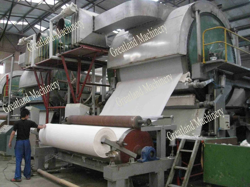 2800мм Одноцилиндровая Туалетная бумажная машина