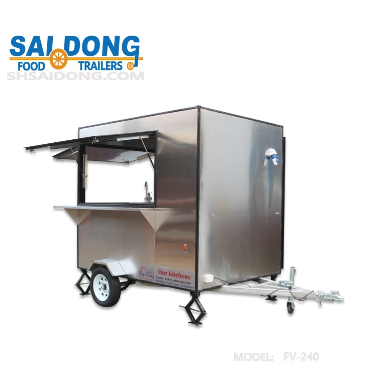 Hot sale mobile food concession trailer/food truck for sale