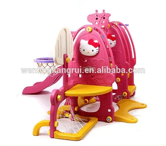 Известный пластиковые playset слайд и качели в провинции чжэцзян