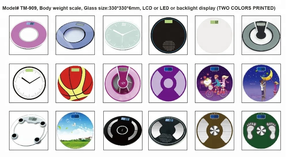 
Round weight scale machine bathroom scale electronic personal body scale 