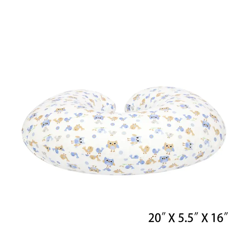 Cartoon Owl Printed Infant Pregnancy Moms Feeding Nursing Pillow Cover