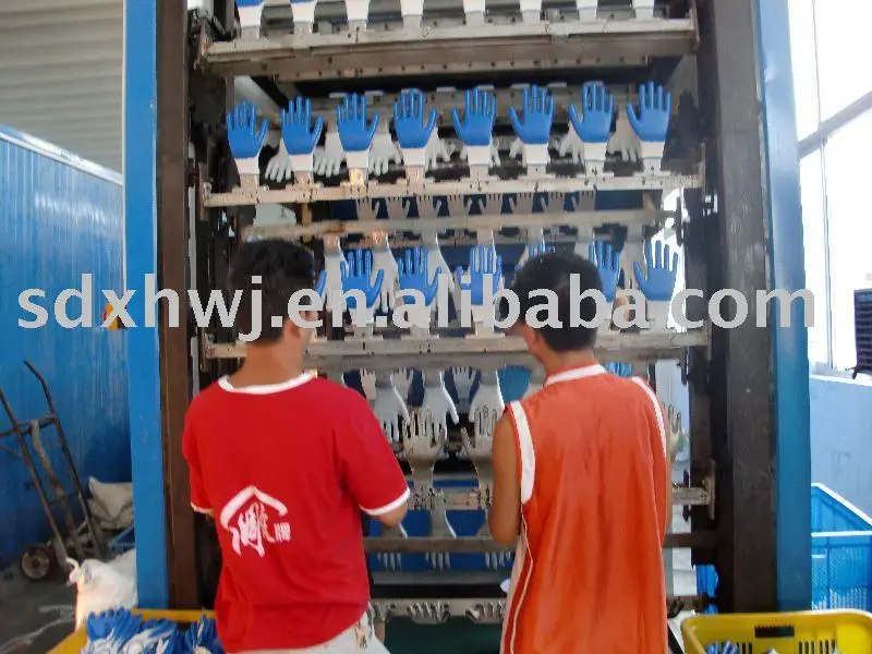 Multifunctional dipping machine for gloves/