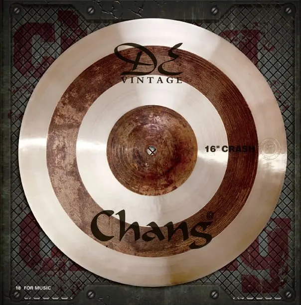 
Chang Cymbals DE Vintage Cymbals Pack Drum Cymbals Simbal 