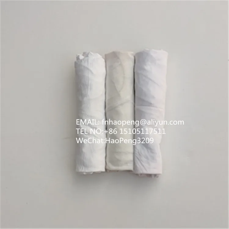 cotton rag white used white bed sheets wiping  packaged industrial rags cotton wiping rags