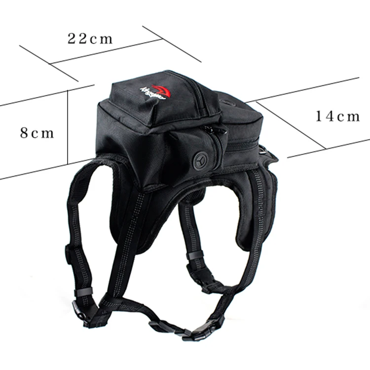 
Custom Made high-capacity Travel Camping and Hiking Dog Backpack Saddle Bag 
