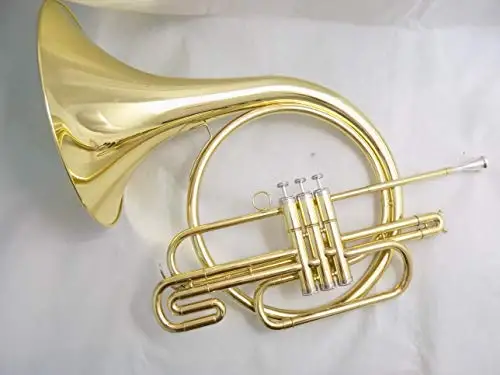 Bb key Piston  French Horn Brass body cupronickel leadpipe lacquered with case musical instruments