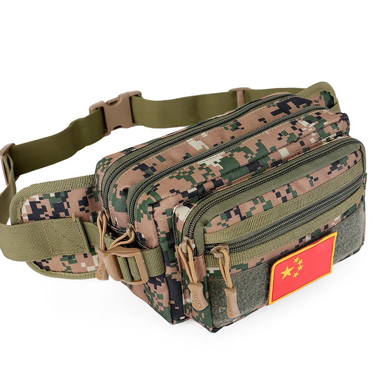 
OEM Custom & Wholesale Fashion Sell well Sturdy and Durable Adjustable Strap Camo fanny pack waist bag for women&men 