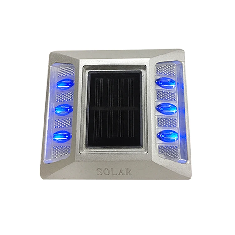 Aluminium Flashing Solar Road Stud Circular Solar Pavement Marker