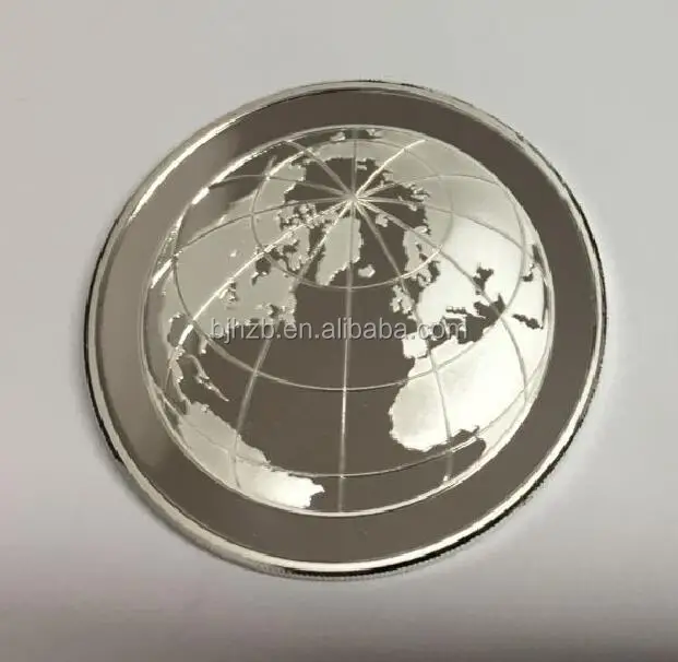 custom dragon design silver coin with wood box packing